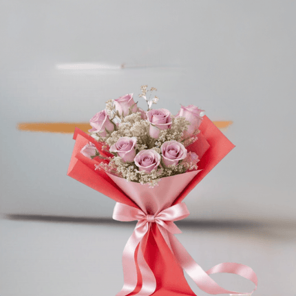 Dots Of Love - Flower Bouquet + Cake + Live Guitarist Performance - The Luxury Floret