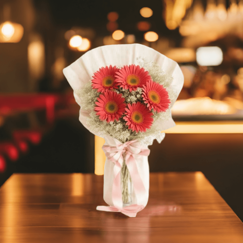 Flower Whisper - Flower Bouquet + Cake + Live Guitarist Performance - The Luxury Floret