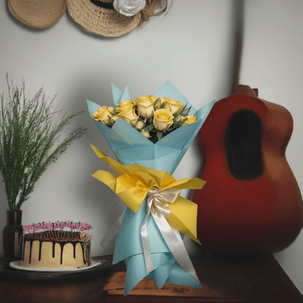 Sunshine Sensation - 2 Hrs Delivery Flower Bouquet Only - The Luxury Floret