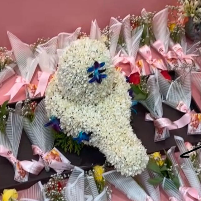 Shivalinga Flower Decoration for Puja