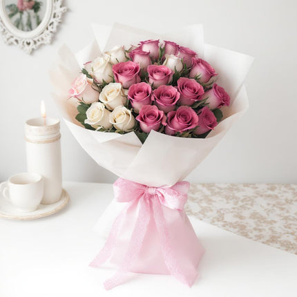 Rainbow Of Love - Flower Bouquet + Cake + Live Guitarist Performance ( 30 mint )